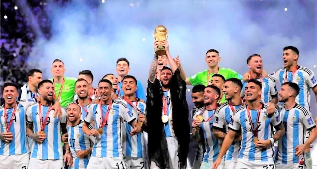 Messi, Campeón del Mundo con Argentina
