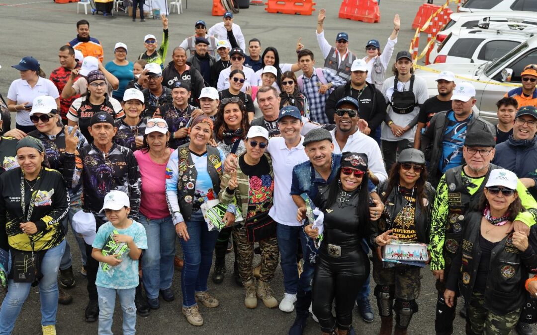 Más de 300 Moteros del Suroccidente del país, reunidos por la seguridad vial del Corredor Buenaventura-Loboguerrero-Buga