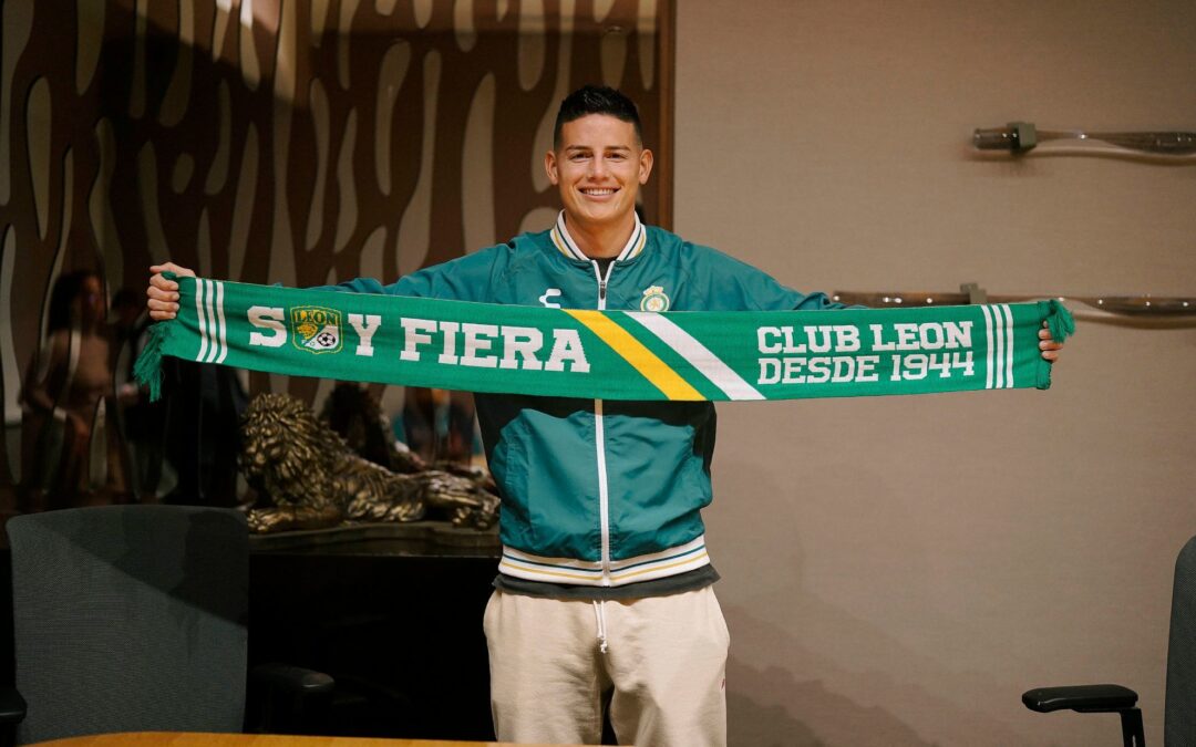 James Rodríguez es nuevo jugador del León y fue presentado como Gladiador en México