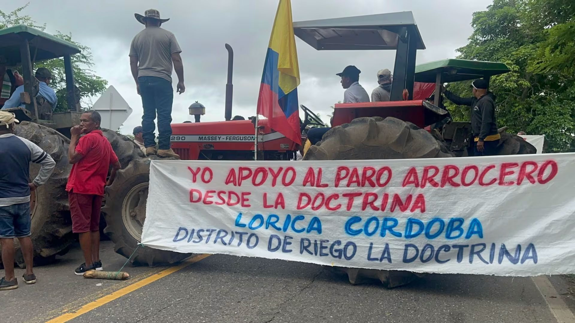 Paro arrocero en Colombia inicia en ocho departamentos con exigencias por precios y apoyo estatal