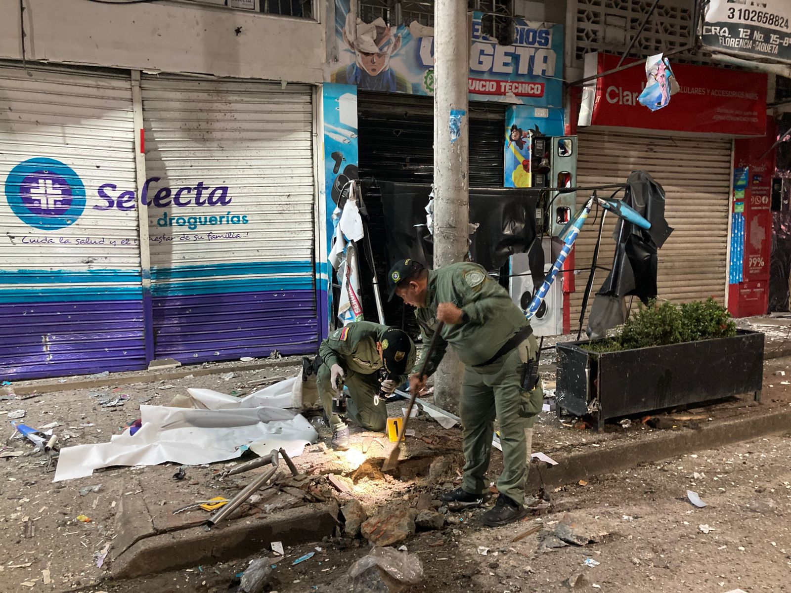 Atentado con explosivos en Caquetá estaría relacionado con extorsiones a comerciantes por parte de Disidencias de las Farc